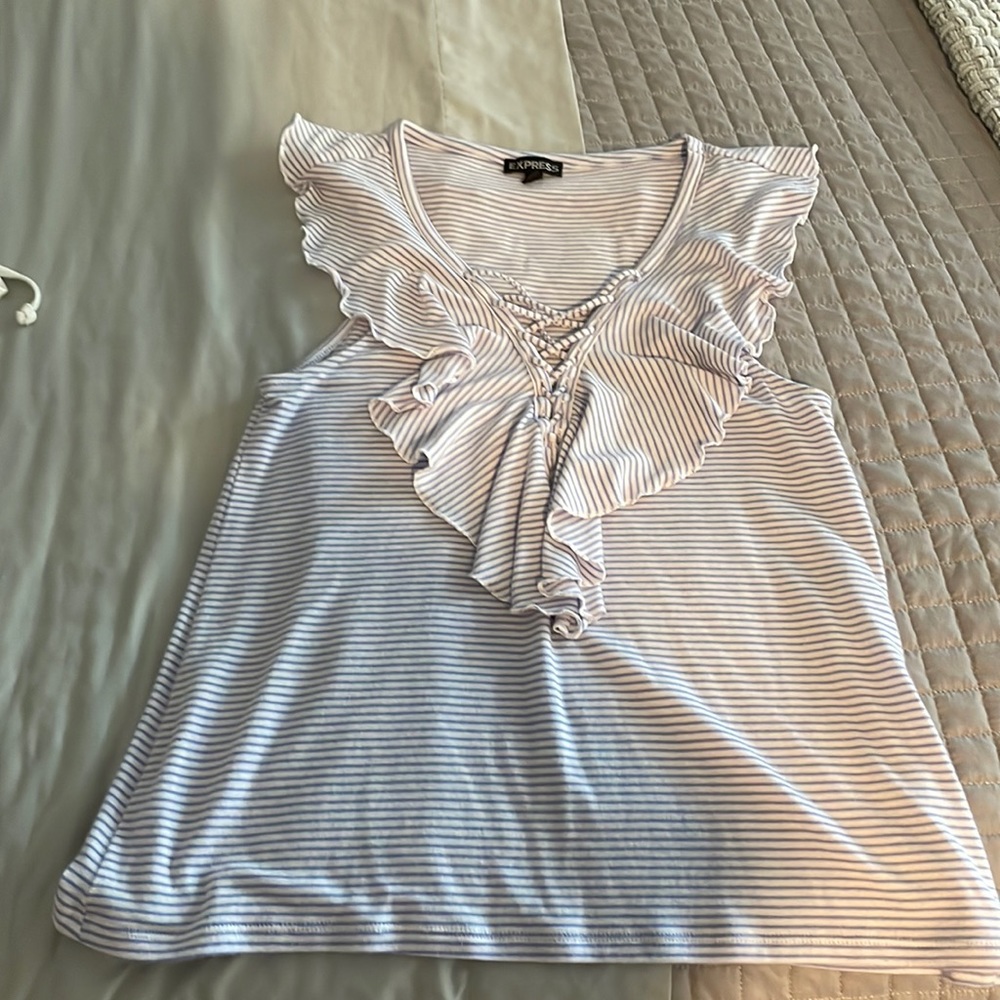 Express striped tank top, size xs